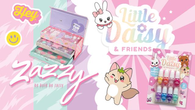 Toi-Toys introduceert twee nieuwe make-uplijnen: Little Daisy & Friends en Zazzy