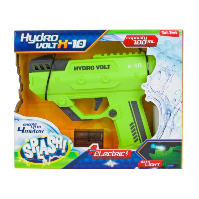 Elektrisch waterpistool Hydro Volt X-10 met licht - groen