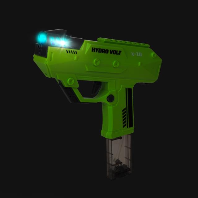 Elektrisch waterpistool Hydro Volt X-10 met licht - groen