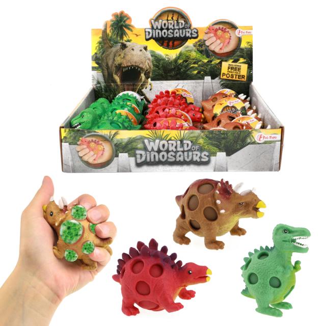 World of Dinosaurs dino-auto set van 4